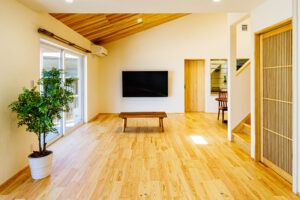 【変形地】平屋のように暮らせる家